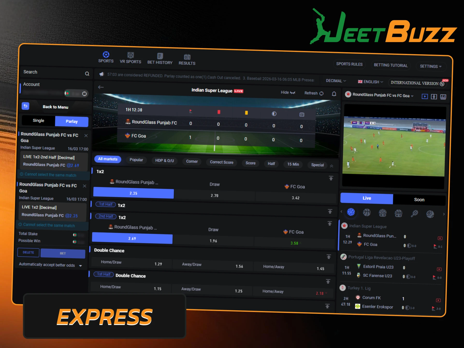 Combine multiple selections into one bet for significantly higher potential payouts.